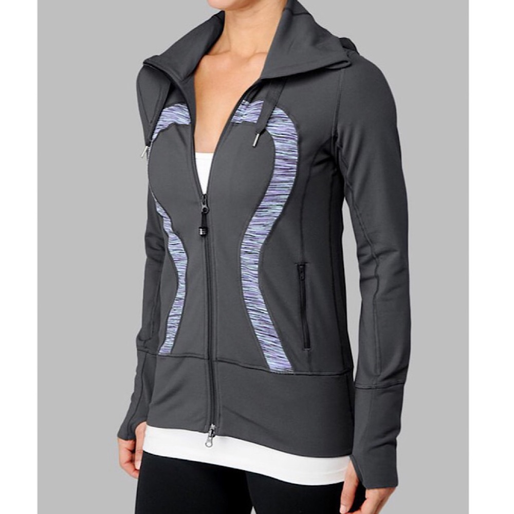 Lululemon Stride Jacket In Lavender Grey